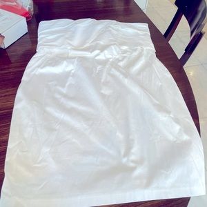 Summer SZ 24  NWT ASHLEY STEWART WHITE COTTON DRESS